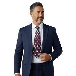 YULE TIE GREETINGS Hallmark Men’s Snowman Silk Tie